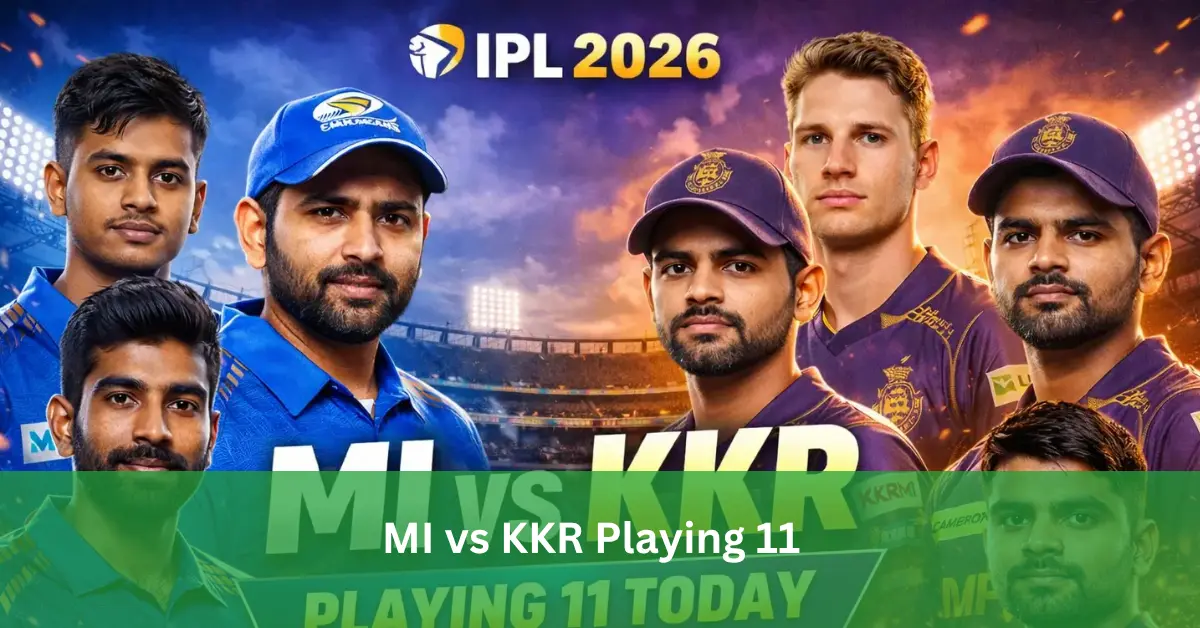 MI vs KKR Playing 11