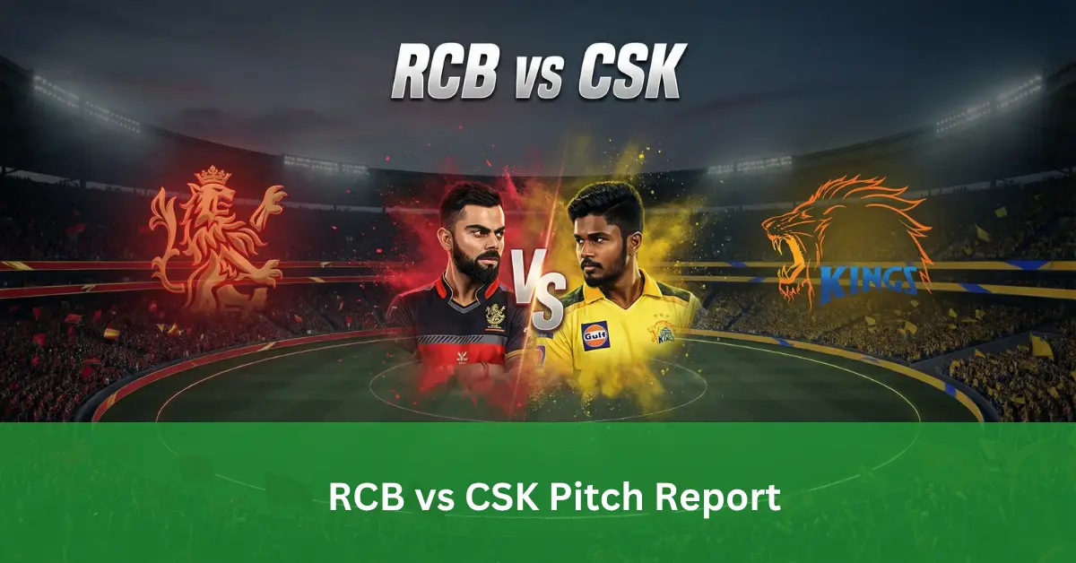 RCB vs CSK Pitch Report