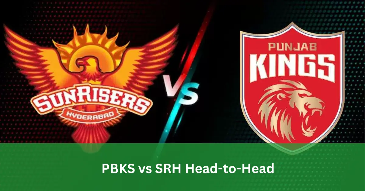 PBKS vs SRH Head-to-Head