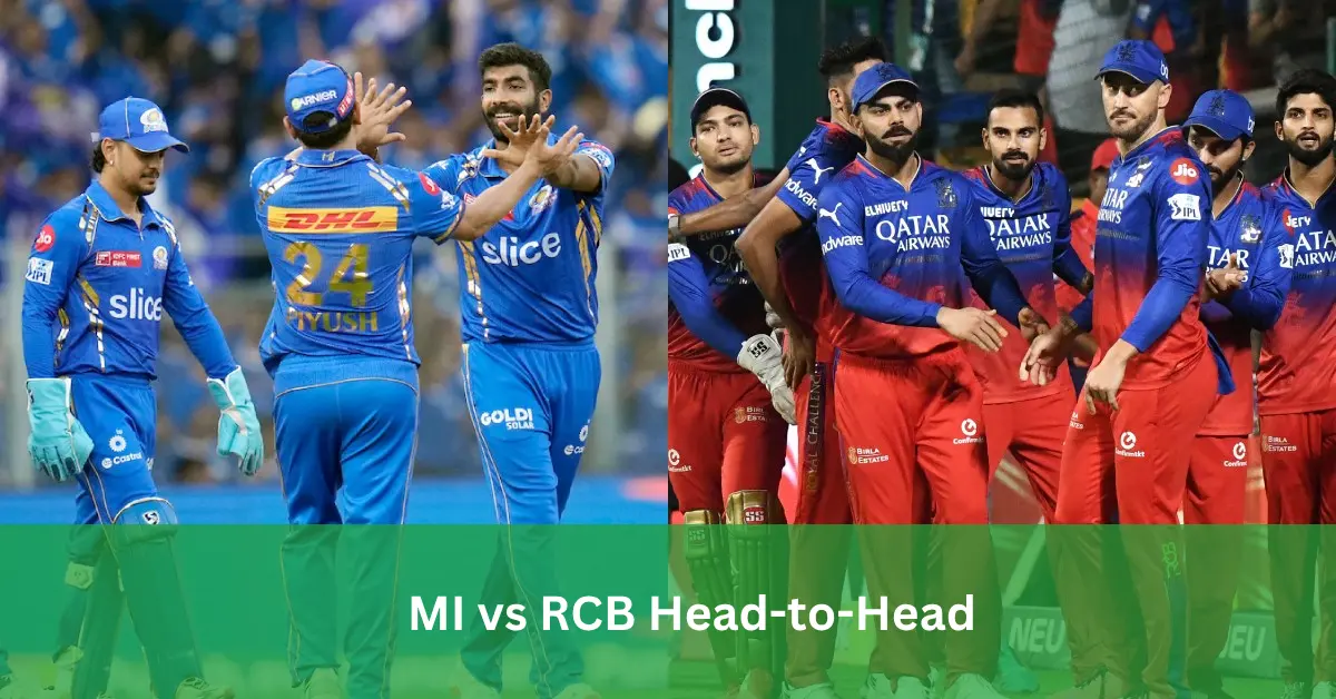 MI vs RCB Head-to-Head: IPL history में Mumbai या Bengaluru – कौन सी team का पलड़ा भारी? Full records, stats और analysis यहाँ